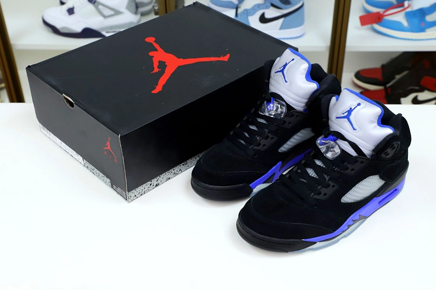 JORDAN BLUE' 5 'RACER AIR RETRO AIR JORDAN 0829